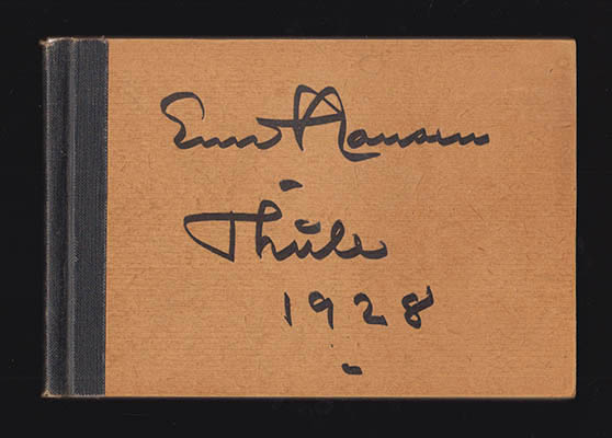 Ernst Hansen : Ernst Hansen Thule 1928 [= pärmtitel]
