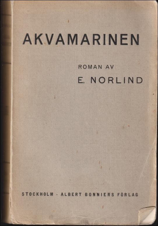 Ernst Norlind : Akvarmarinen