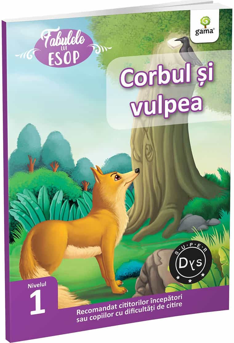 Esop : Corbul si vulpea. Nivel 1