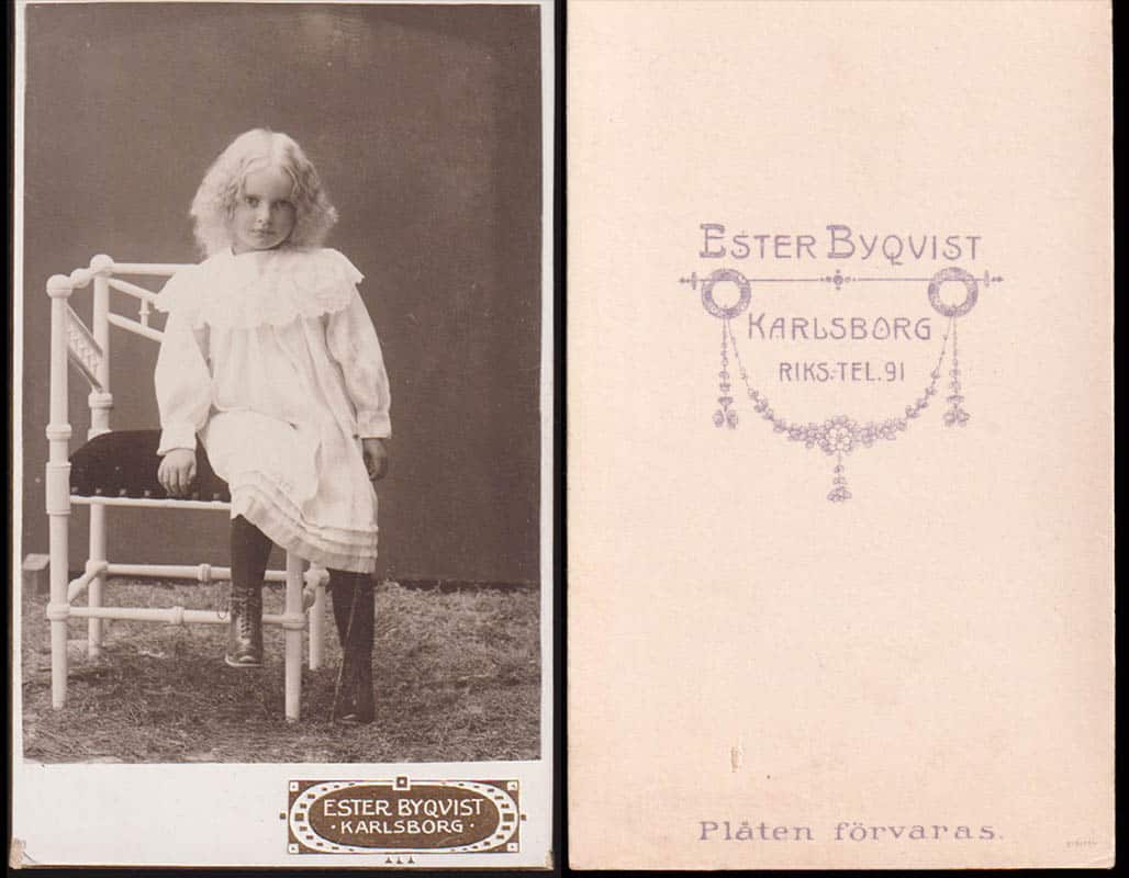 Ester Byqvist (1883-1954) Karlsborg (fotograf)
