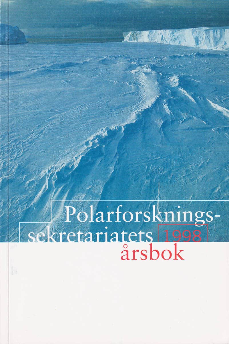 Eva Grönlund : Polarforskningssekretariatets årsbok 1998 [årg. 3]