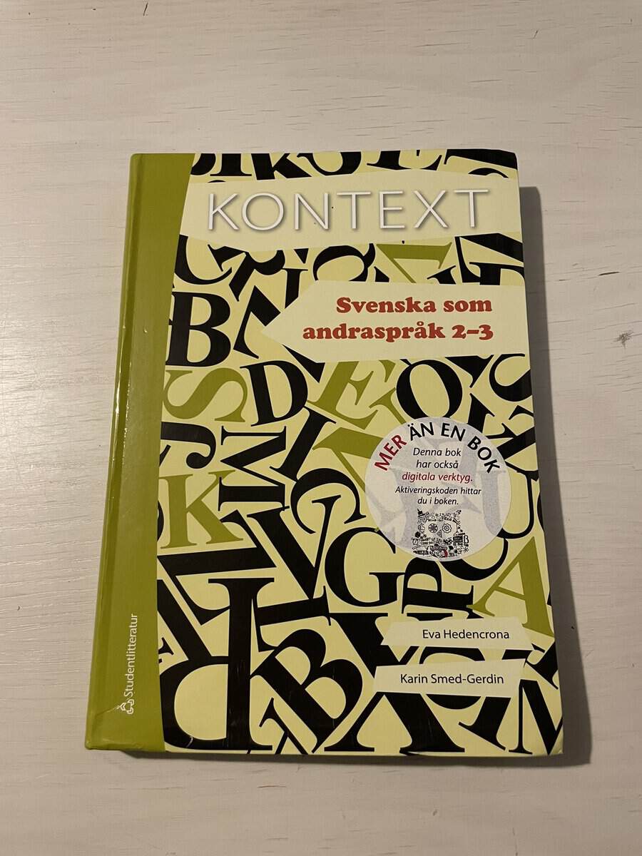 Eva Hedencrona : Kontext - Svenska som andraspråk 2-3