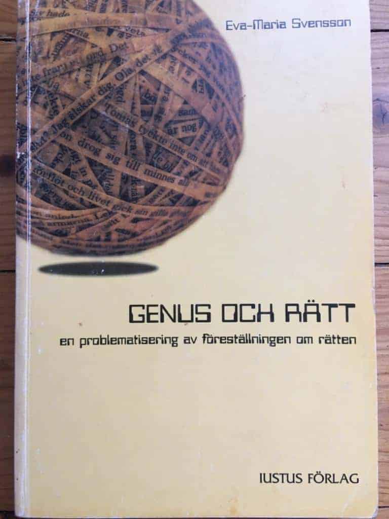 Eva -Maria Svensson : Genus och rätt