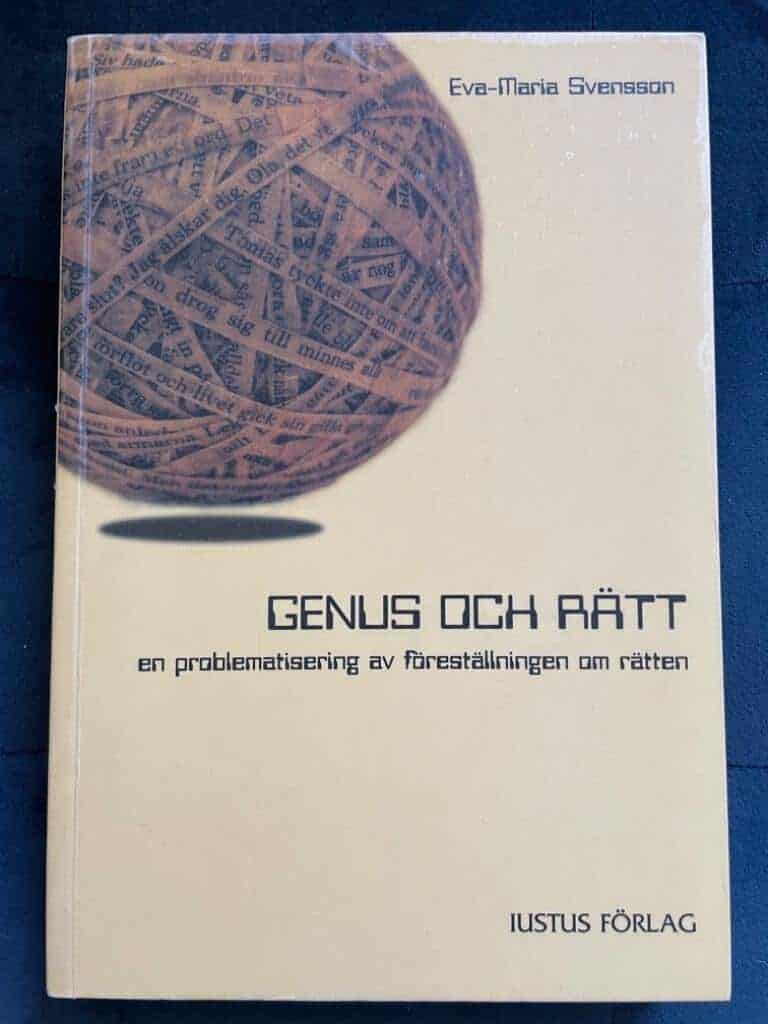 Eva -Maria Svensson : Genus och rätt