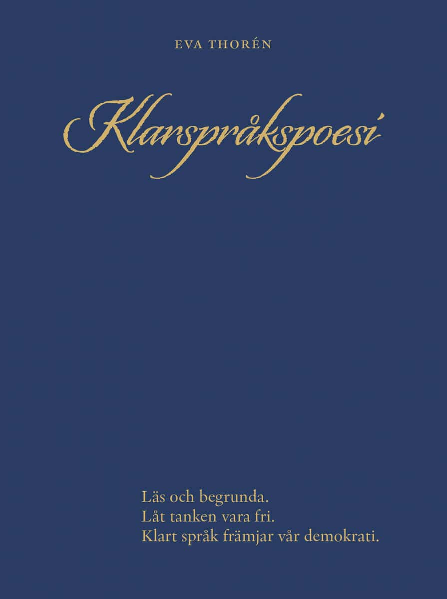 Eva Thorén : Klarspråkspoesi