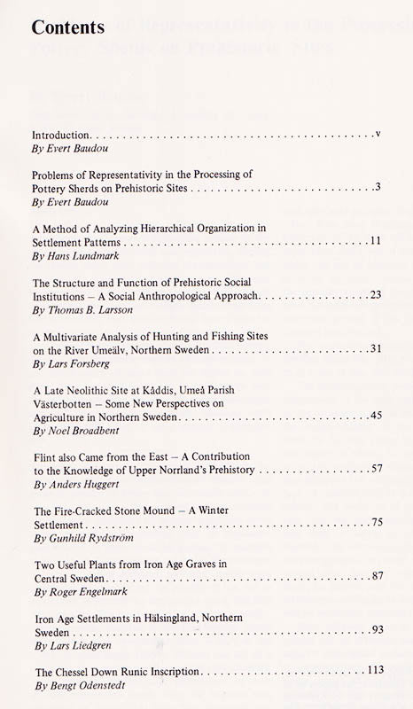 Evert Baudou : Papers in Northern Archaeology