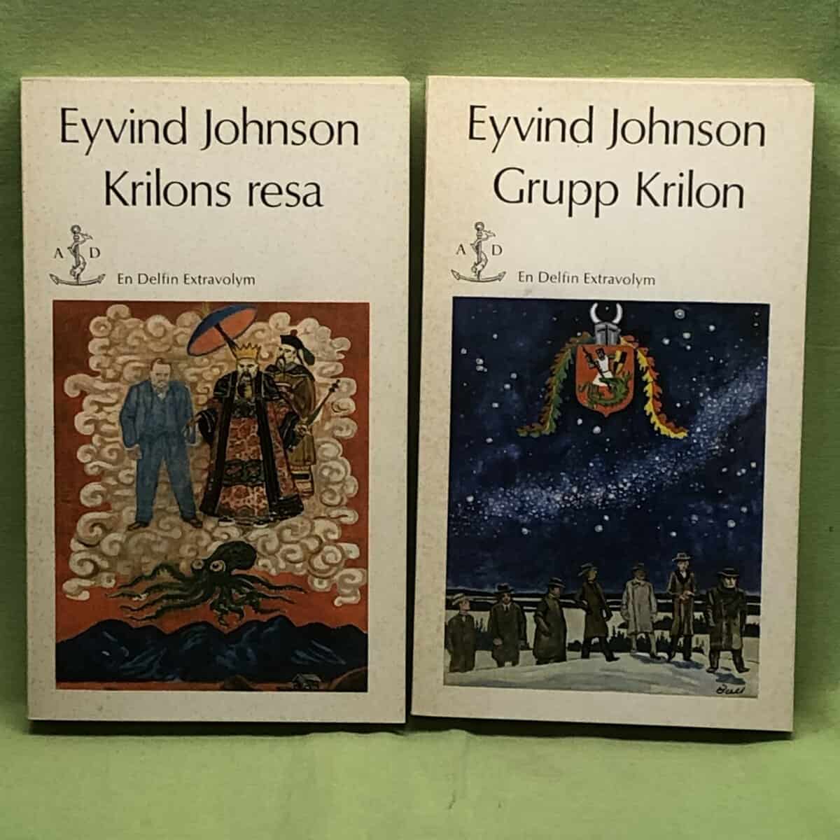 Eyvind Johnson : Grupp Krilon / Krilons resa - 2 volymer