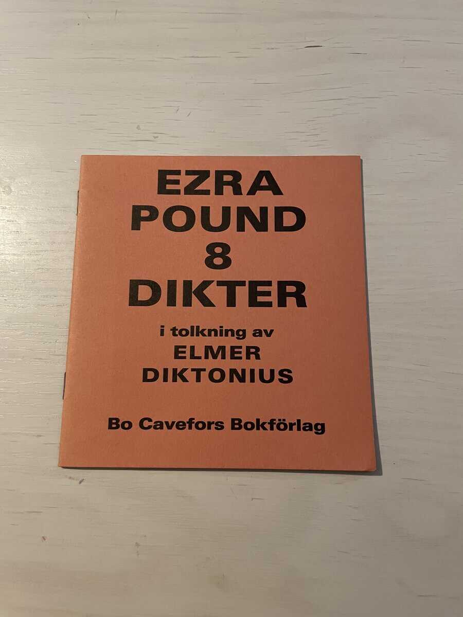 Ezra Pound : 8 dikter
