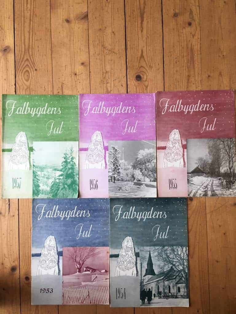 Falbygdens Jul 1953 - 1957 (5 årgångar)