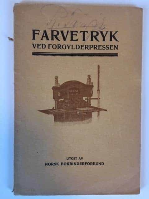 Farvetryk ved forgylderpressen