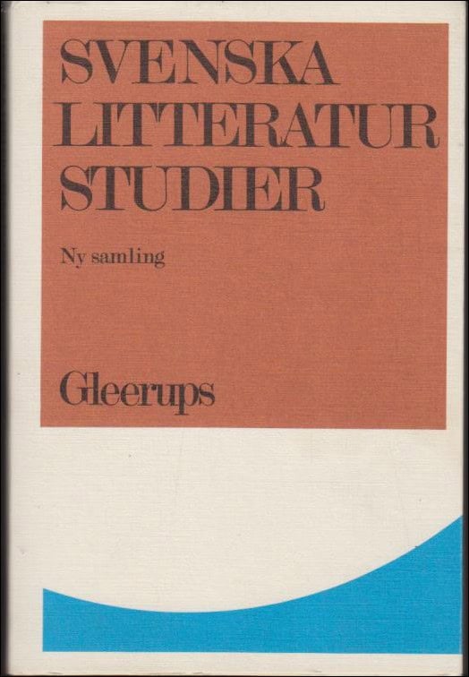 Fehrman, Carl och Palmlund, Evald : Svenska litteraturstudier