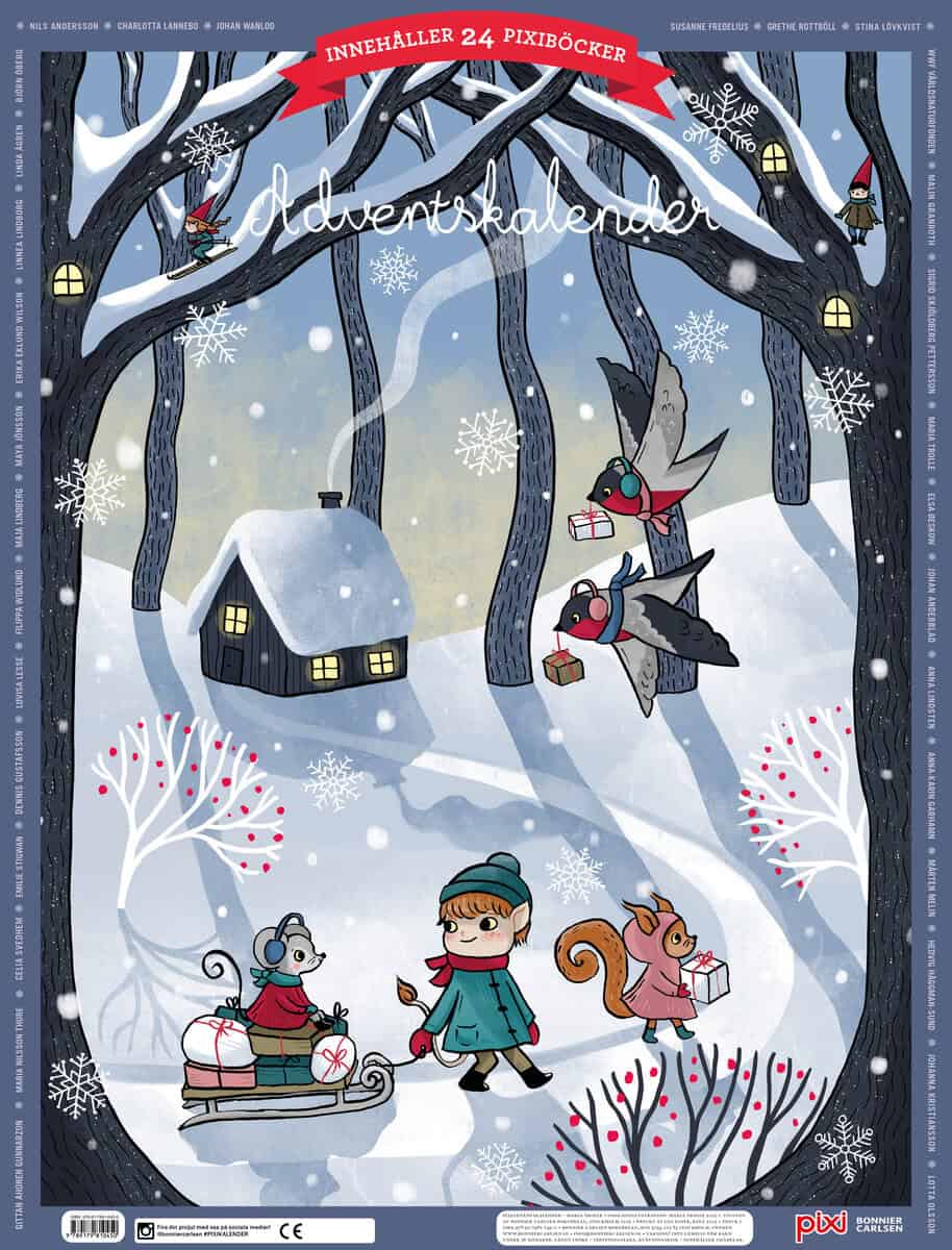 Flera Författare : Pixi adventskalender 2025 : Med böcker av Maria Trolle, Maria Nilsson Thore, Johan Anderblad, Filippa Widlund, Mårten Melin Elsa Beskow, Lotta Olsson mfl