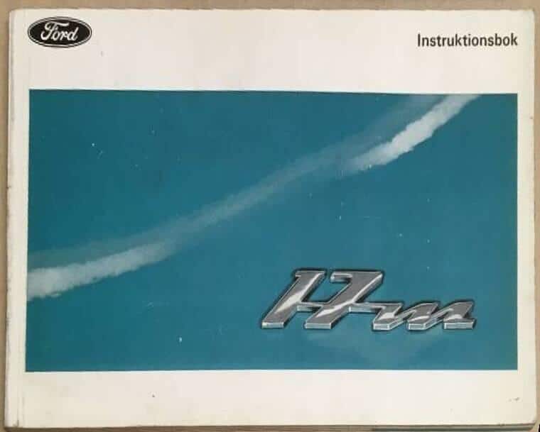 Ford 17m Instruktionsbok