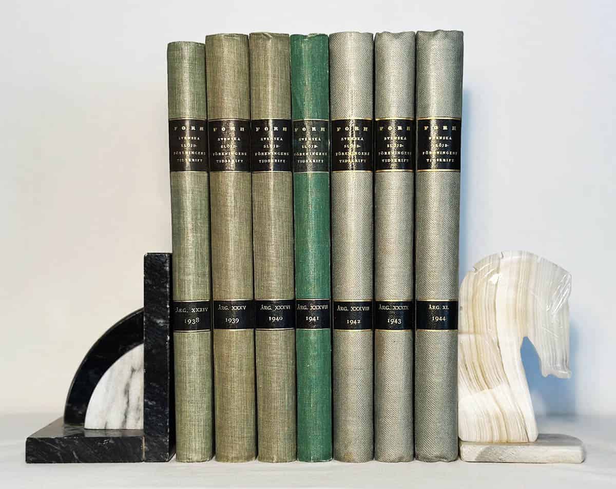 Form. Svenska slöjdföreningens tidskrift 1944. Årgång XL. Organ för konstindustri, konsthantverk och hemslöjd (komplett årg.)