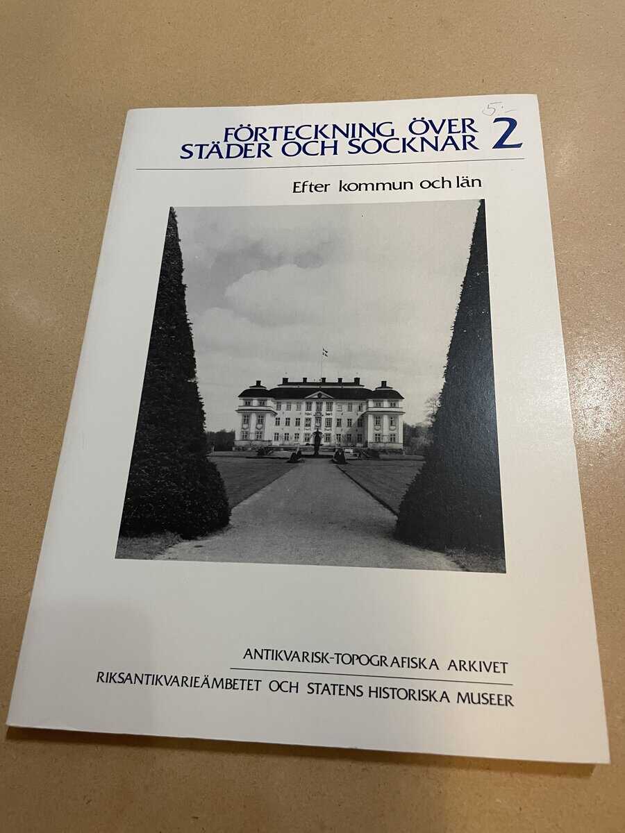 Förteckning över städer och socknar 2 - Efter kommun och län