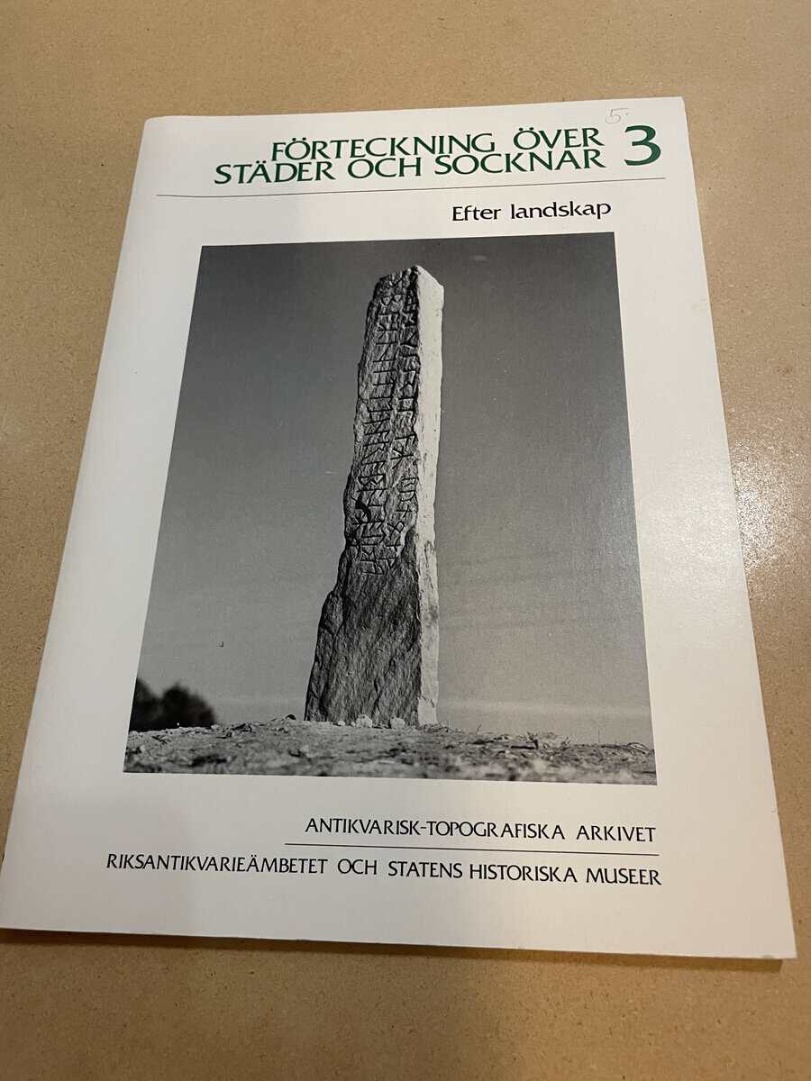 Förteckning över städer och socknar 3 - Efter landskap