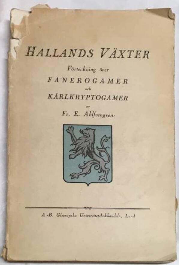 Fr E Ahlfvengren : Hallands växter
