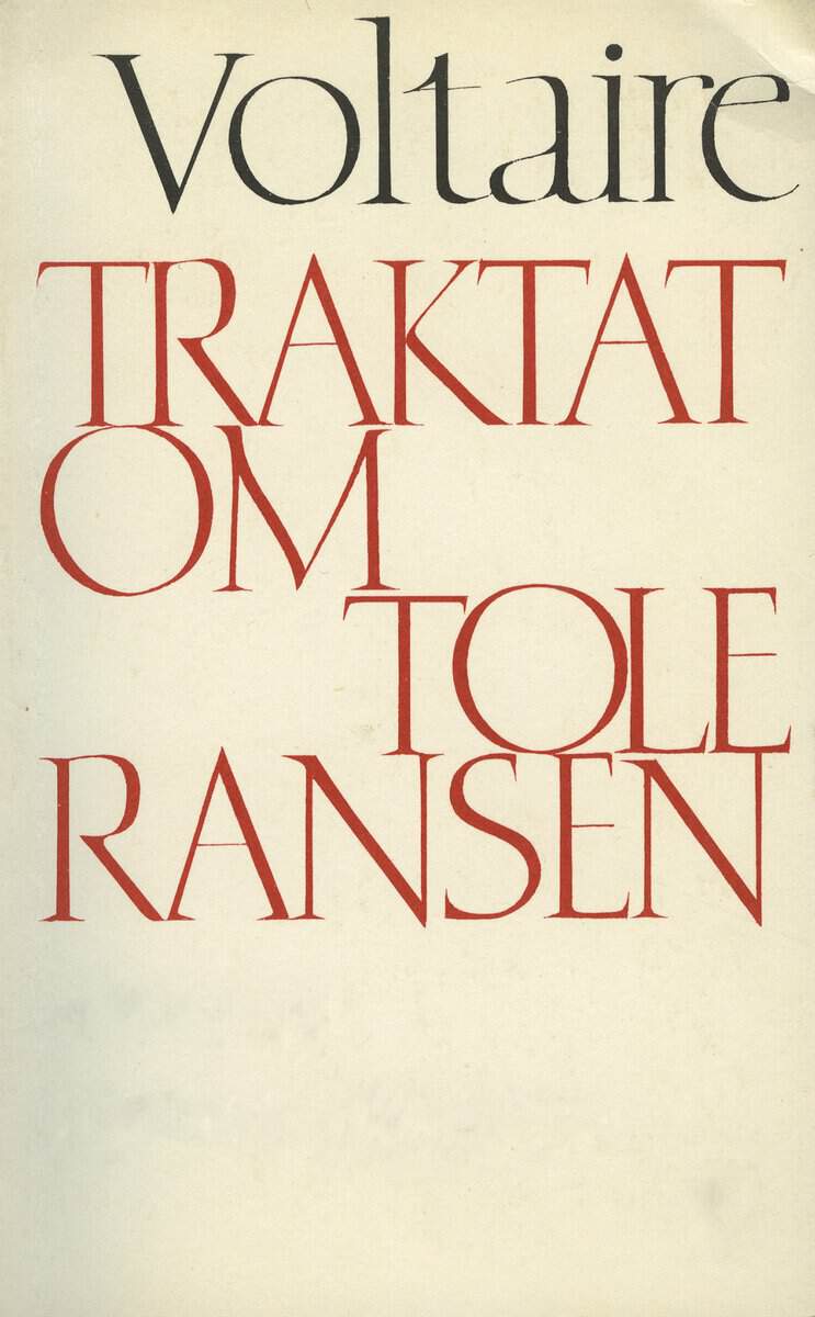 François Marie Arouet de Voltaire : Traktat om toleransen