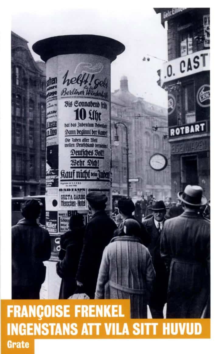 Françoise Frenkel : Ingenstans att vila sitt huvud