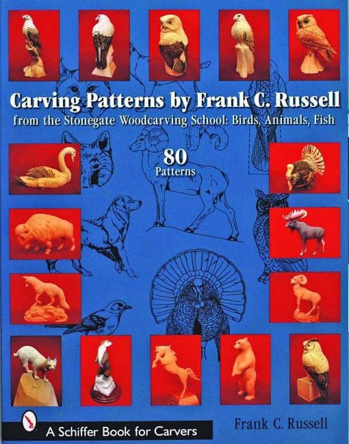 Frank C. Russell : Carving patterns by frank c russell - from the stonegate woodcarving school