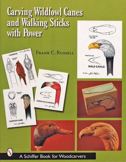 Frank C. Russell : Carving wildfowl canes and walking sticks with power