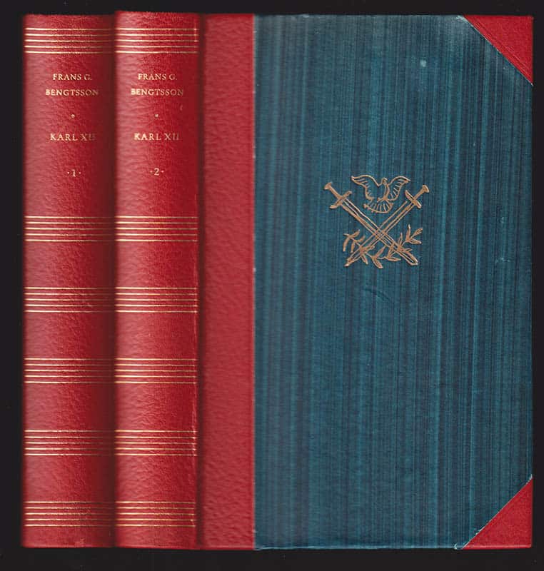 Frans G. Bengtsson : Karl XII:s levnad. Del 1-2. Med vinjetter av Gunnar Brusewitz (komplett)