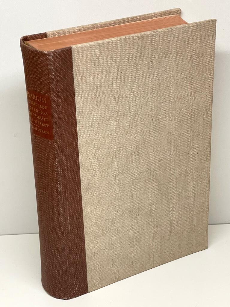 Fredrik August Dahlgren : Glossarium öfver föråldrade eller ovanliga ord och talesätt i svenska språket