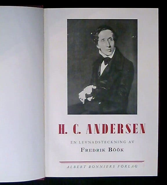 FREDRIK. BÖÖK : H.C. Andersen En levnadsteckning