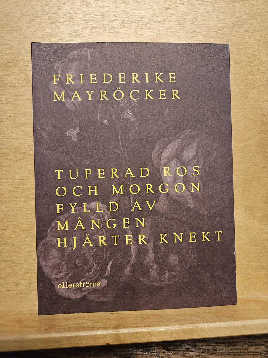 Friederike Mayröcker : Tuperad ros och morgon fylld av mången hjärter knekt