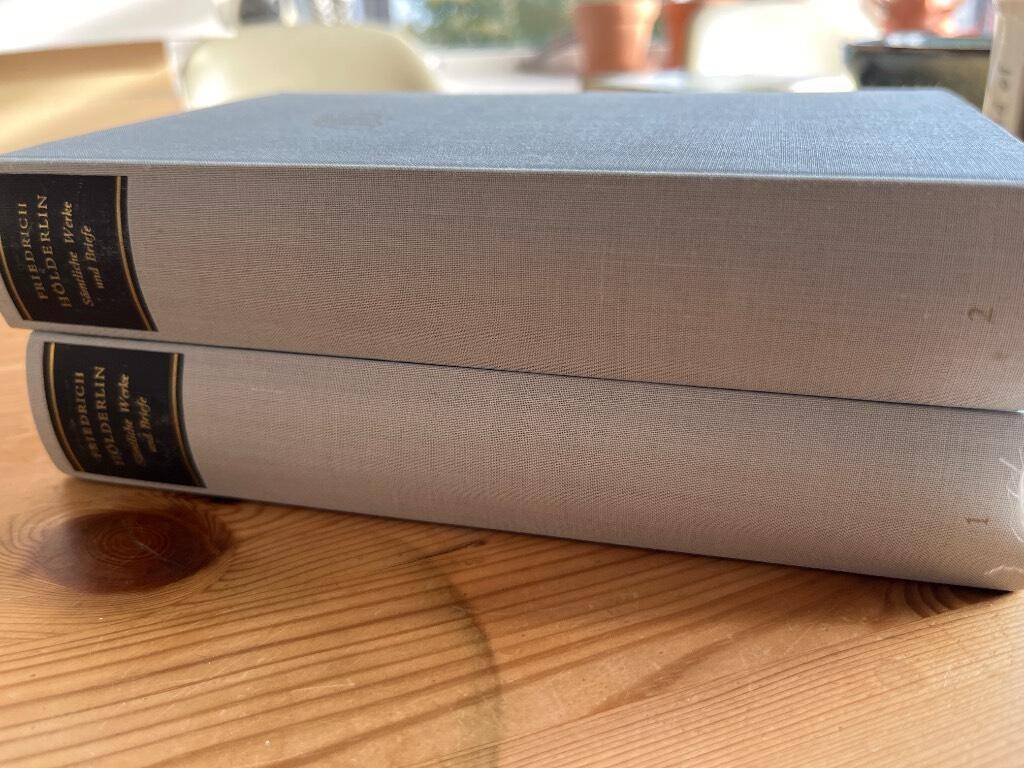Friedrich Hölderlin : Sämtliche Werke und Briefe 1-2