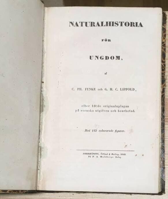 Funke ; Lippold : Naturalhistoria för ungdom