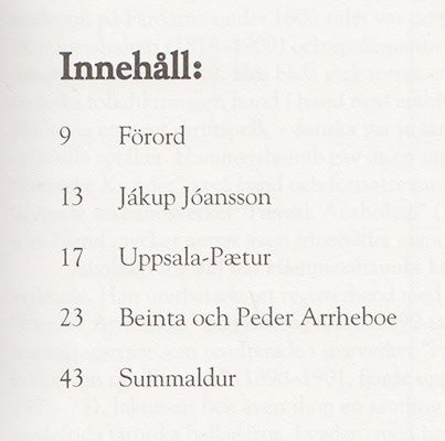 Fyra sägner från Färöarna