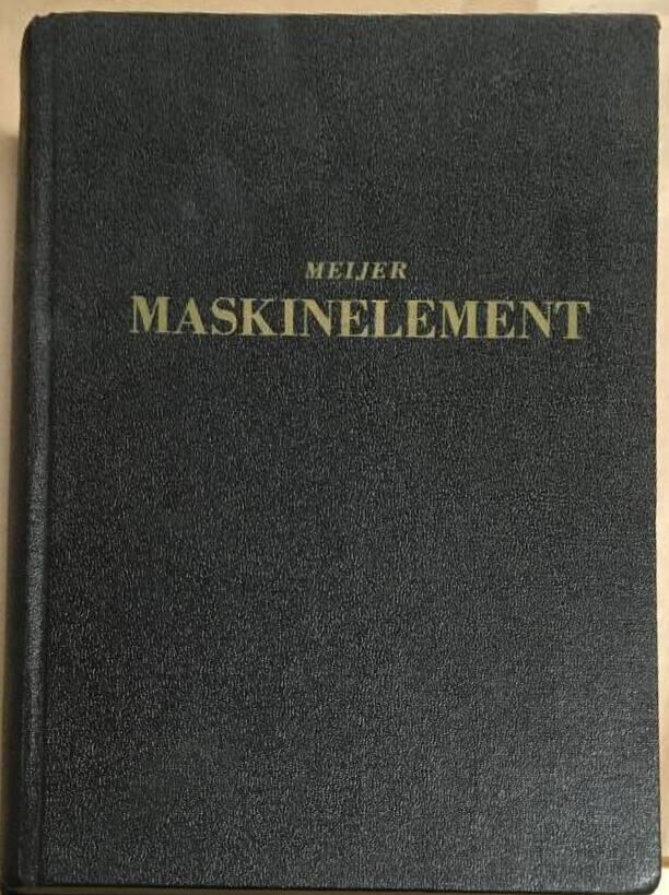G E Meijer : Maskinelement