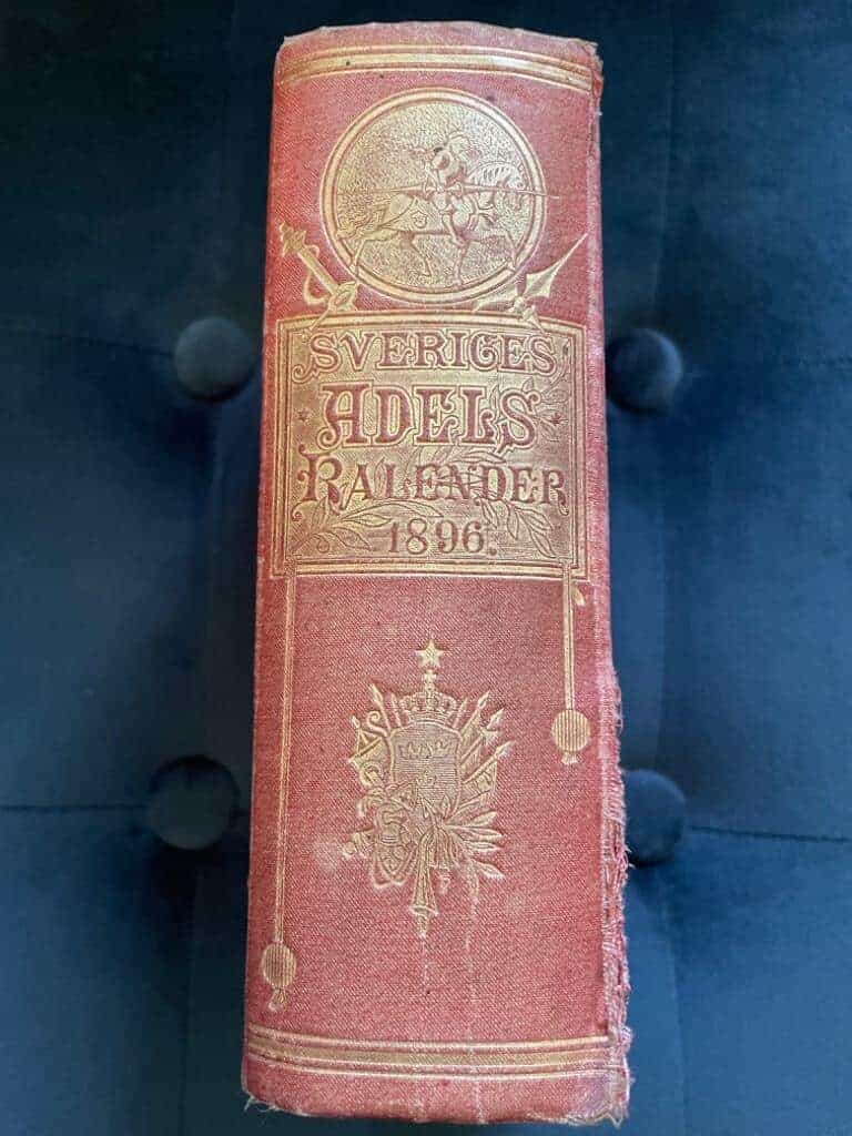 Gabriel Anrep : Sveriges ridderskaps och adels kalender [ adelskalender ] 1896