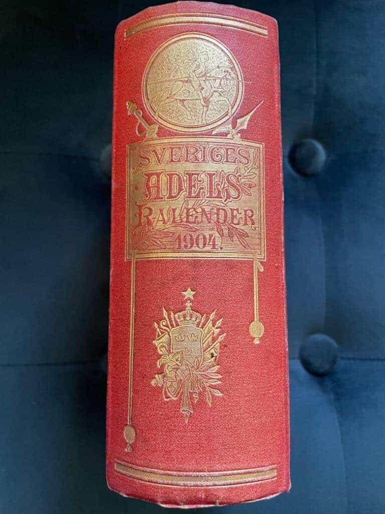 Gabriel Anrep : Sveriges ridderskaps och adels kalender [ adelskalender ] 1904