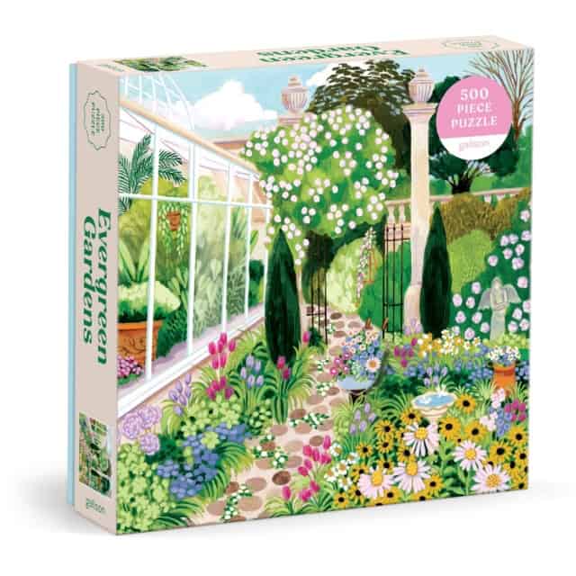 Galison : Evergreen Gardens 500 Piece Puzzle