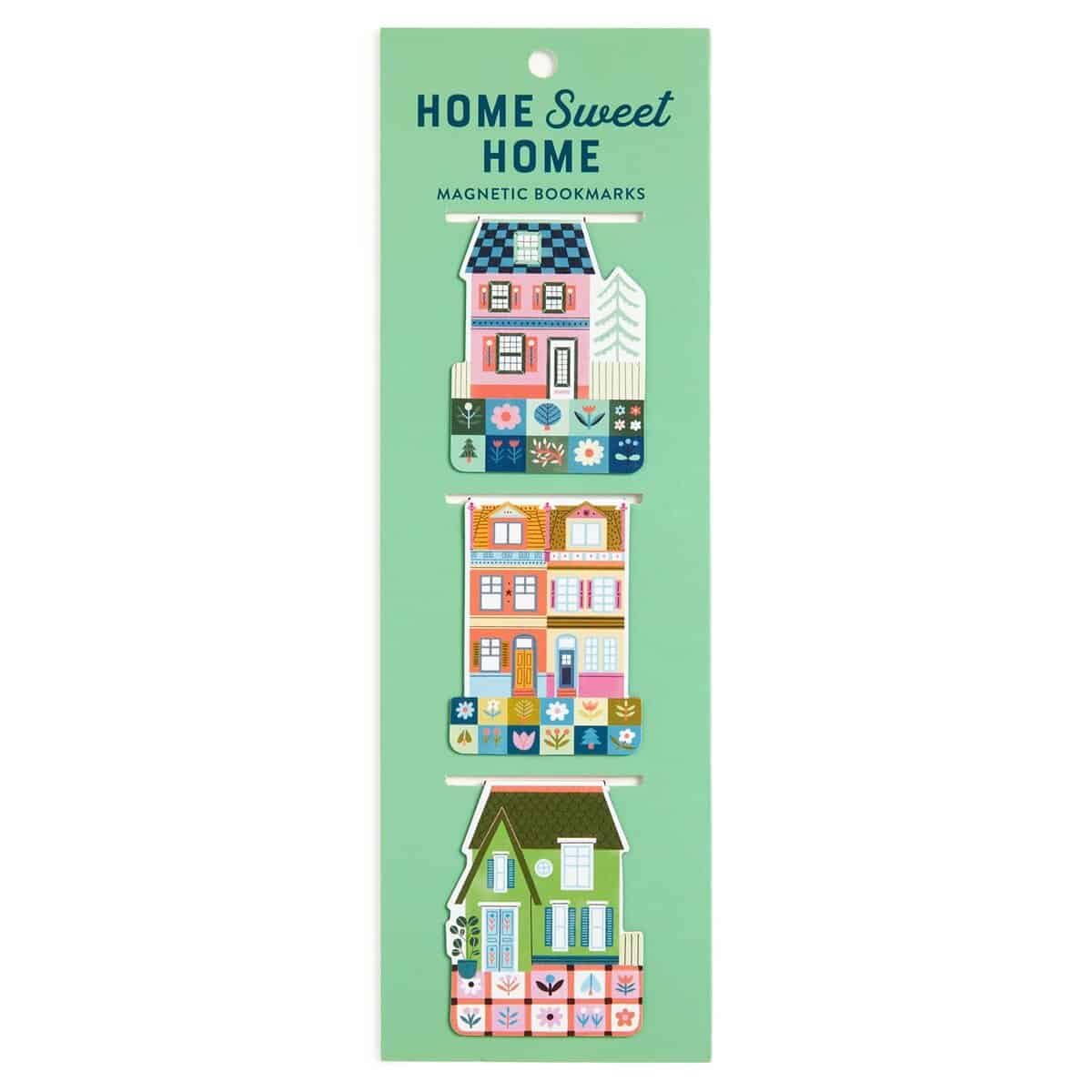 Galison : Home Sweet Home Magnetic Bookmarks