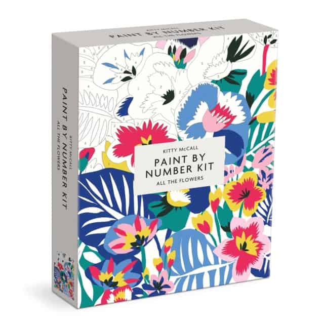 Galison : Kitty McCall All the Flowers Paint By Number Kit