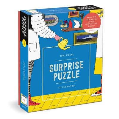 Galison : Little Bistro 1000 Piece Surprise Puzzle