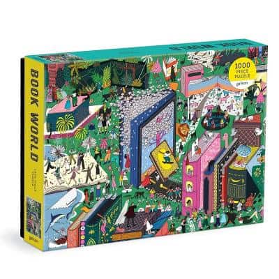 Galison : Pussel Book World 1000-bitar