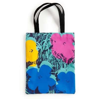Galison : Warhol Flowers Volume 3 Canvas Tote Bag