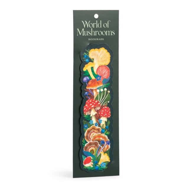 Galison : World of Mushrooms Paper Bookmark