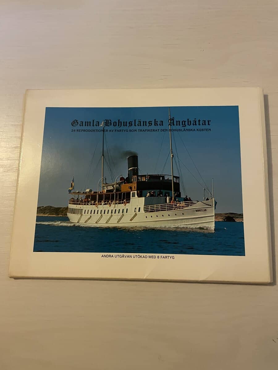 Gamla Bohuslänska ångbåtar - 24 reproduktioner