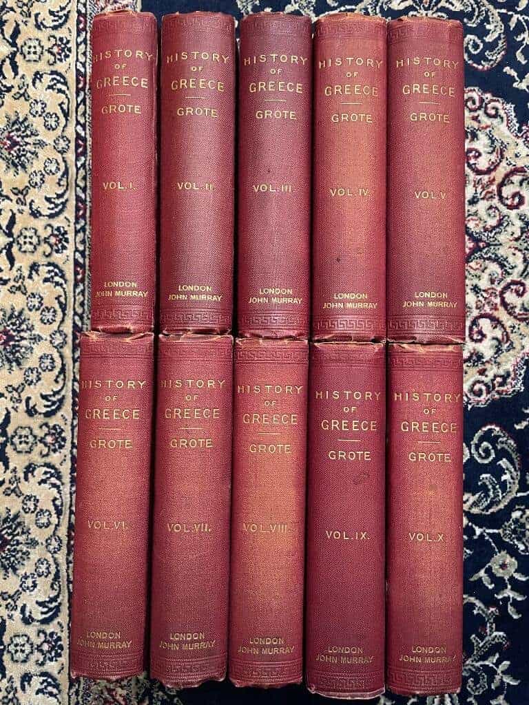 George Grote : A history of Greece - from the earliest period to the close of the generation contemporary with Alexander the Geat - new edition in 10 volumes