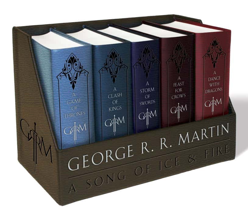 George R. R. Martin : George r. r. martins a game of thrones leather-cloth boxed set (song of ice