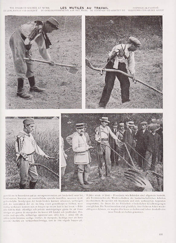 Georges Truffaut : La gloire de la France (Frankrikes ära). No 6. L'agriculture & la guerre (Jordbruk och krig)