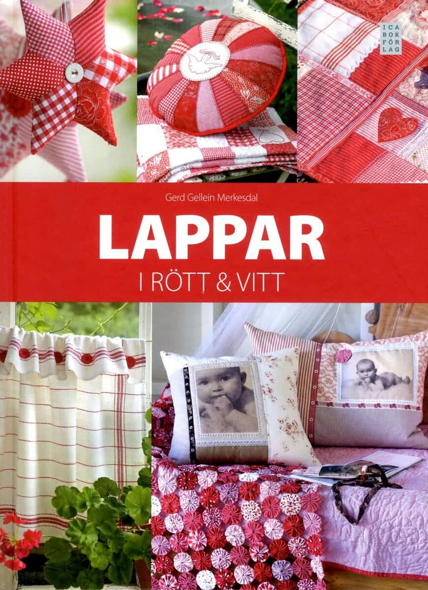 Gerd Gellain Merkesdal : Lappar i rött och vitt