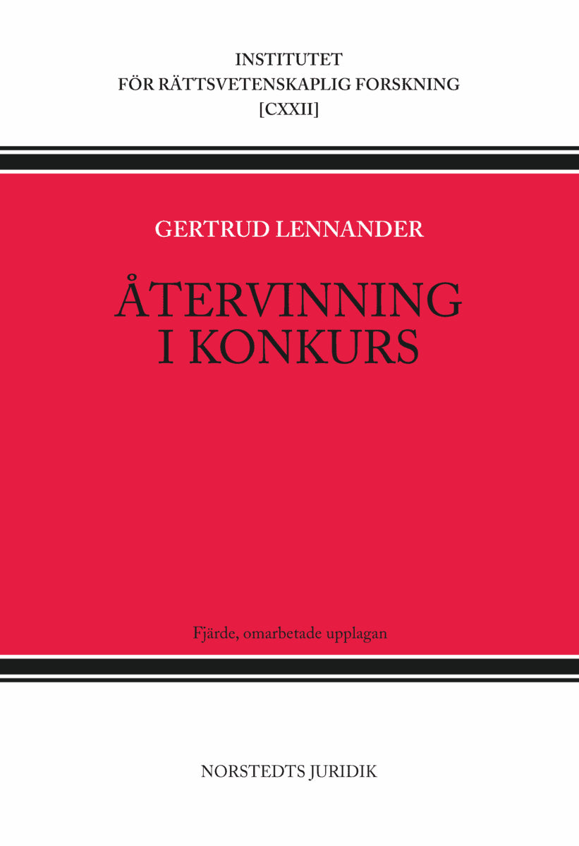 Gertrud Lennander : Återvinning i konkurs