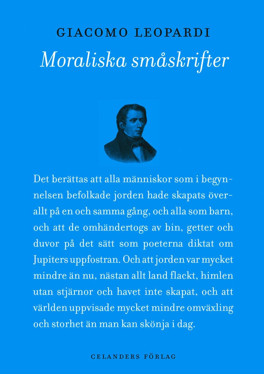 Giacomo Leopardi : Moraliska småskrifter