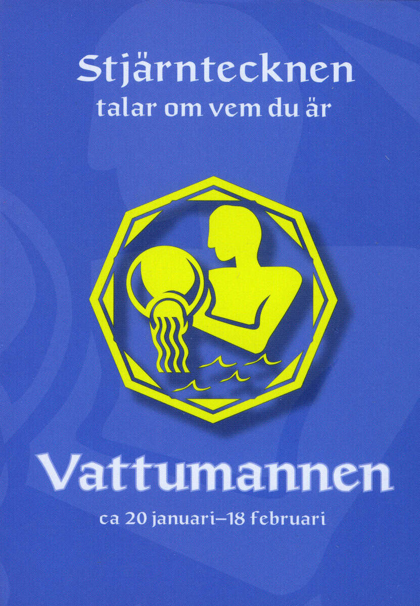 Gisela Melin : Stjärntecknen talar om vem du är : vattumannen